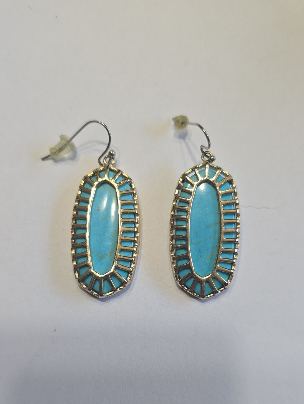 Kendra Scott Turquoise Statement Drop Earrings - Women Jewelry
